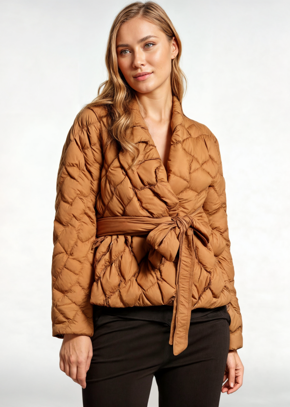 Isolde - Elegante Pofmantel voor de Winter