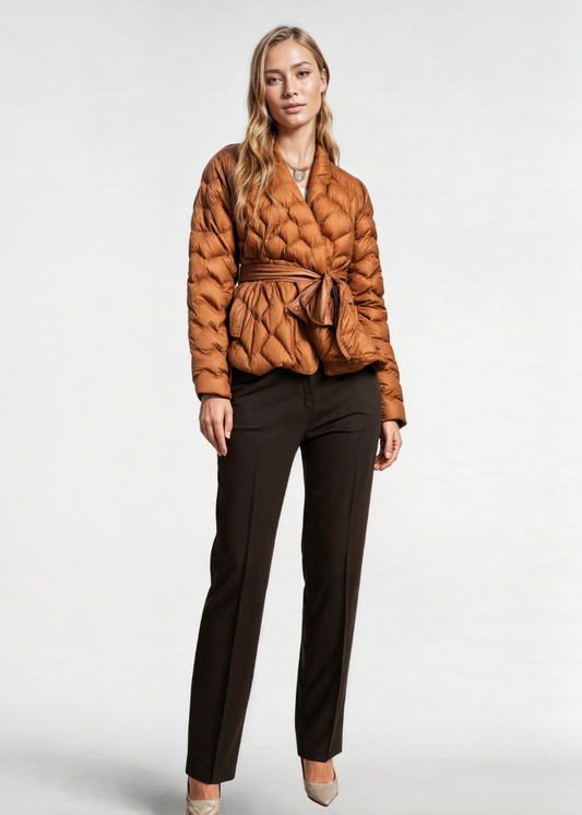 Isolde - Elegante Pofmantel voor de Winter