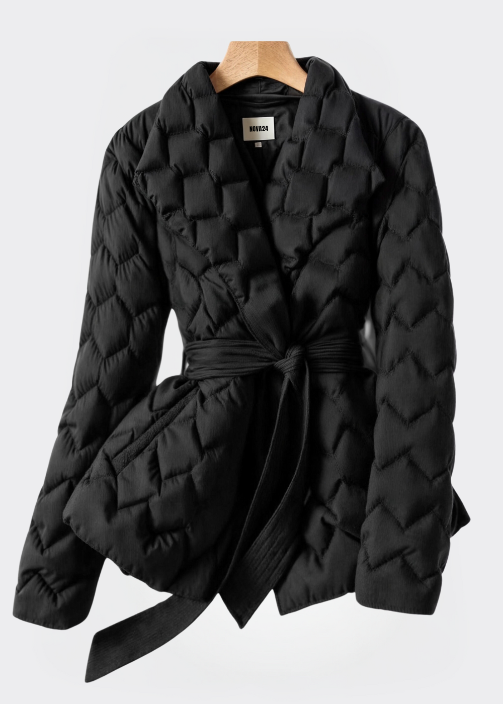 Isolde - Elegante Pofmantel voor de Winter