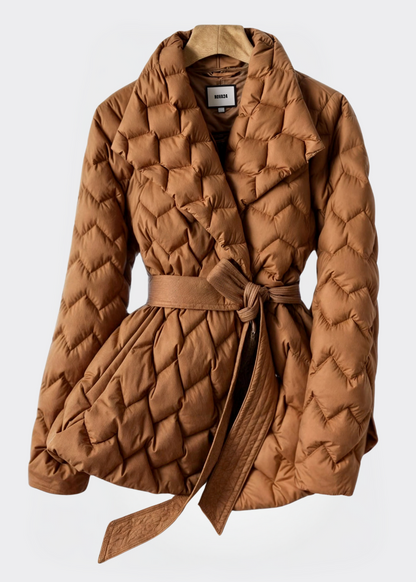 Isolde - Elegante Pofmantel voor de Winter